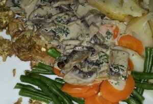 Beef Roulades with Mushroom Sauce