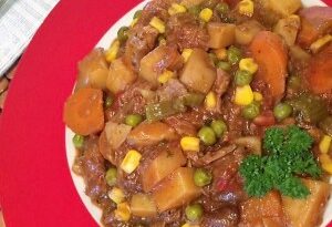 Beef and Vegetable Hot Pot