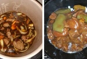 Beef in soy and orange sauce - Slow-cooker