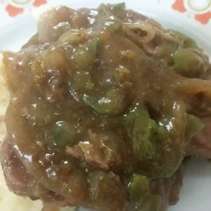 Braised Steak and Gherkins