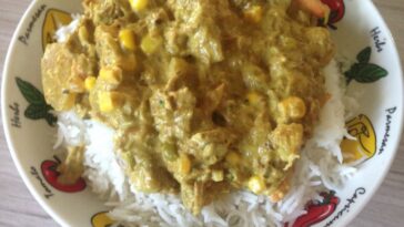 Creamy beef and potato curry