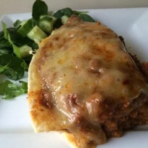 Mexican Beef Tortilla Stack