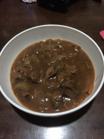 Plum Style Beef Casserole.