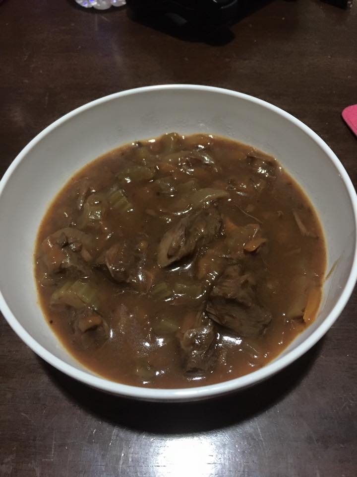 Plum Style Beef Casserole.