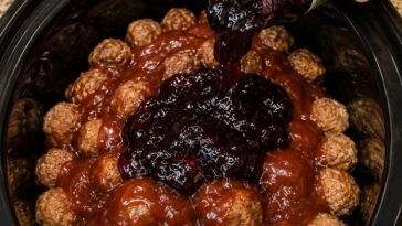 Grape Jelly BBQ Meatballs