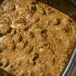 Creamy Garlic Slow-Steak