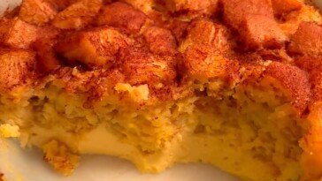Crumpet Cinnamon Bread and Butter Pudding