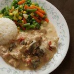 Slow Cooker Creamy Garlic Chicken & Philly Cheese