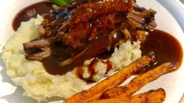 Slow Cooker Plum Gravy Brisket