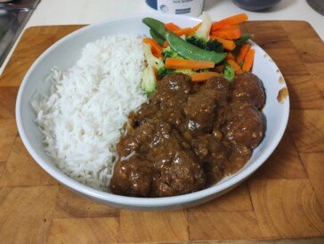 Slow Cooker Mongolian Meatballs